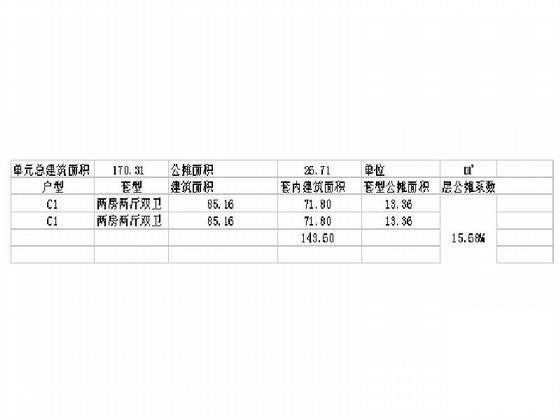 多层住宅户型图 - 2