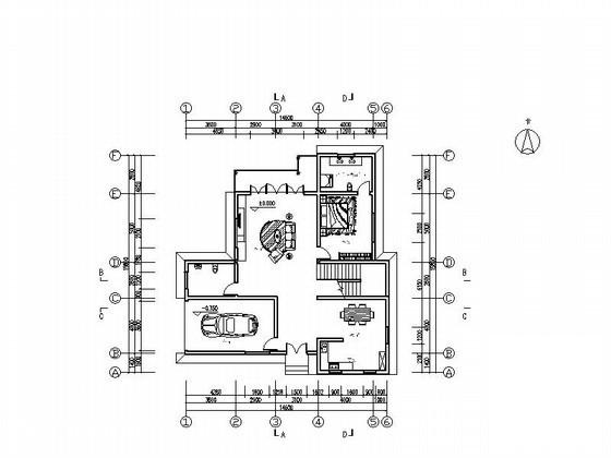 中式别墅建筑图纸 - 3