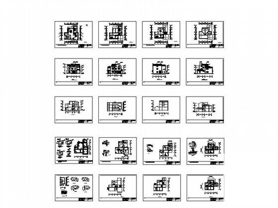 中式别墅建筑图纸 - 4