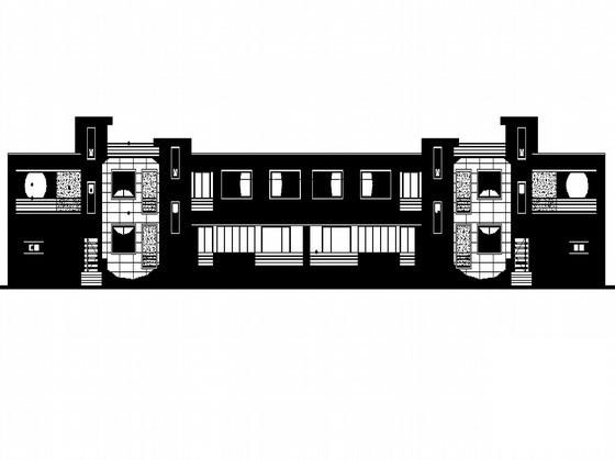 双拼别墅建筑设计图 - 1