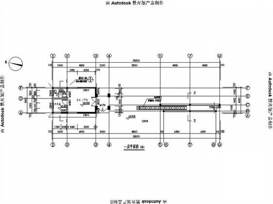 传达室大门建筑设计 - 3