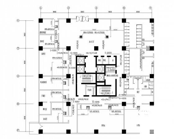 高层办公建筑图纸 - 1