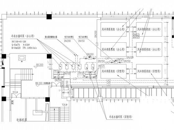 风冷热泵系统流程图 - 3