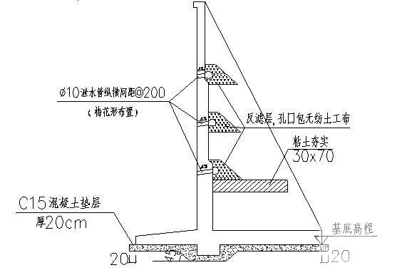 公路挡土墙施工方案 - 1