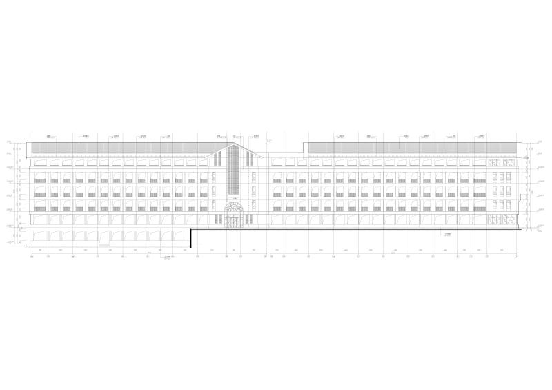 高中部建筑cad平面图及剖面图 - 4