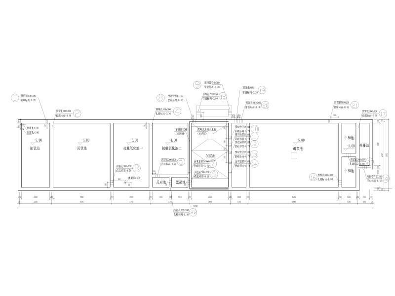 预埋管件及预留孔布置图