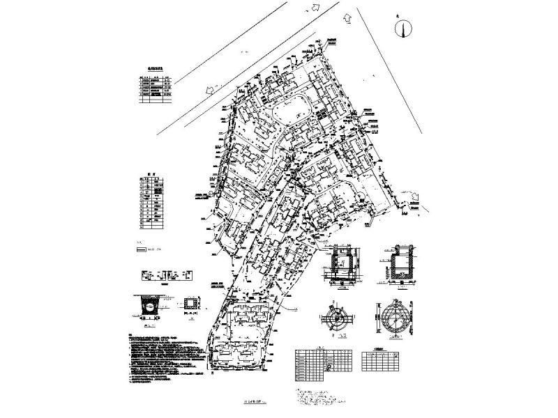 室外给水排水总图