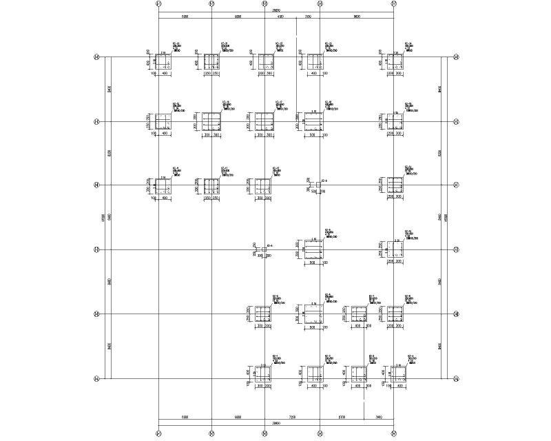 柱平法配筋图