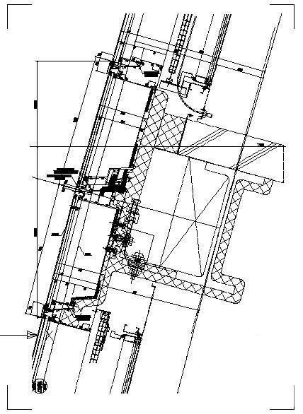 日本幕墙节点构造详图纸cad - 2