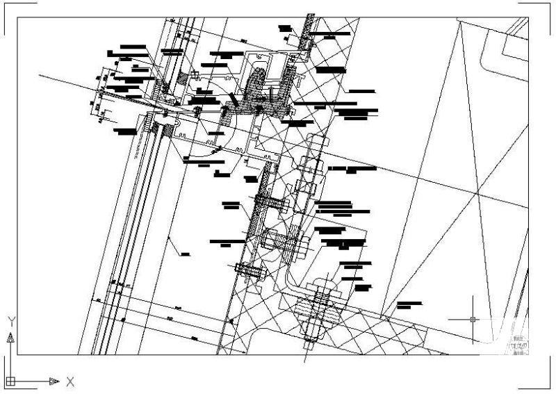 日本幕墙节点构造详图纸cad - 3