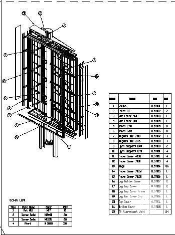 灯箱立柱广告牌示意图纸cad