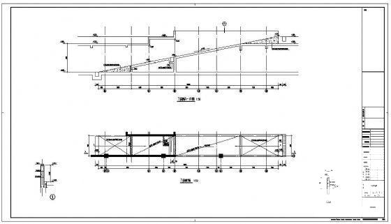 地下上室坡道结构设计节点构造详图纸cad