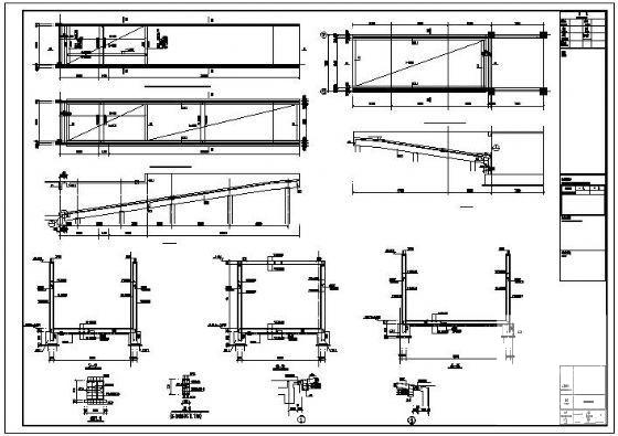 大厦坡道节点构造详图纸cad