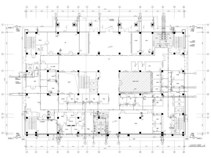 一层给排水平面图