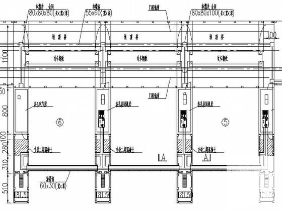 一份水库大坝坝顶牛腿dwg格式CAD图纸钢筋图纸