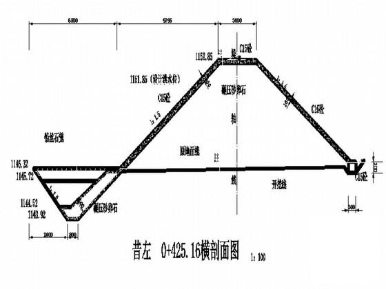 排水沟大样图 - 4