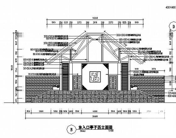 小区入口景观平面图 - 1