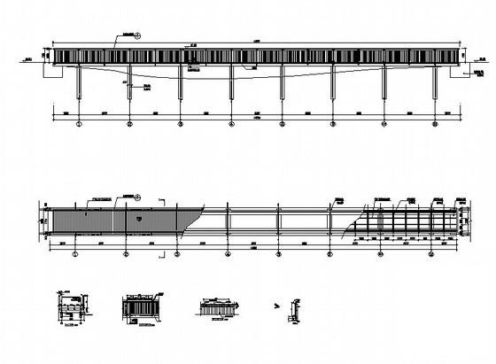 景观步行桥施工dwg格式CAD详图纸(节点详图)