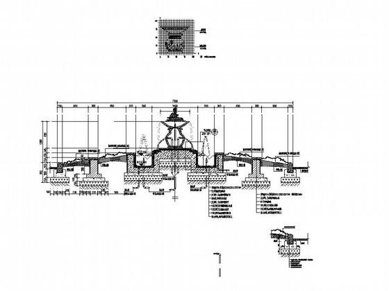 带花带特色水景施工dwg格式CAD图纸(节点详图)