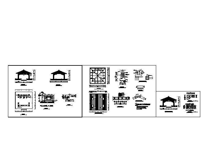 四角木亭施工图 - 3