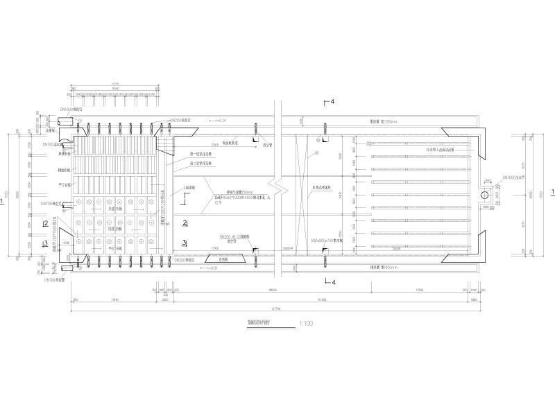 絮凝沉淀池平面图