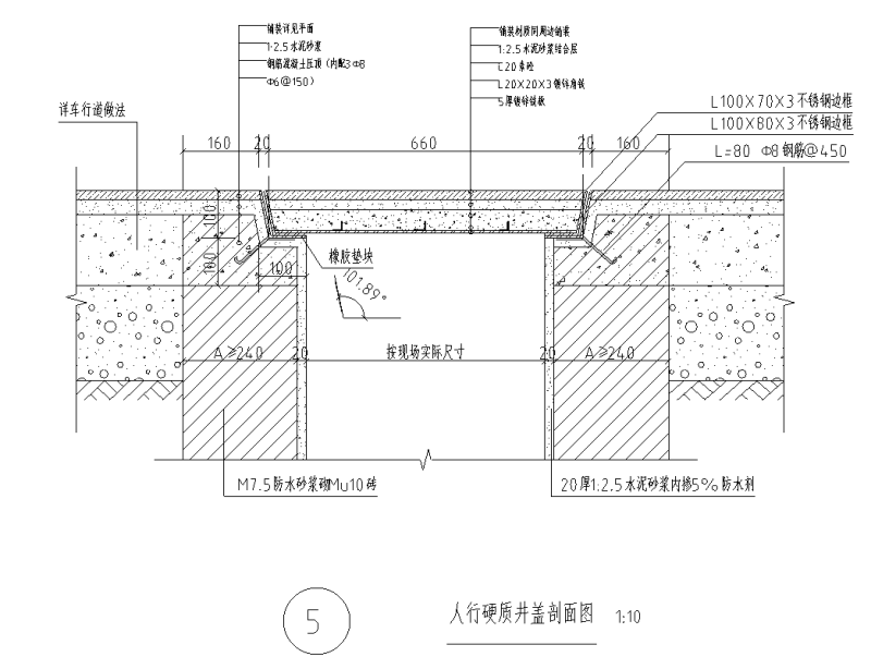 装饰井盖构造详图 (3)