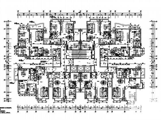 高层一梯八户户型图 - 1