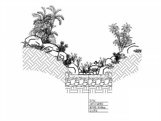广场铺装剖面图 - 6