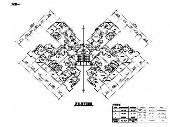 标准层建筑面积 - 1