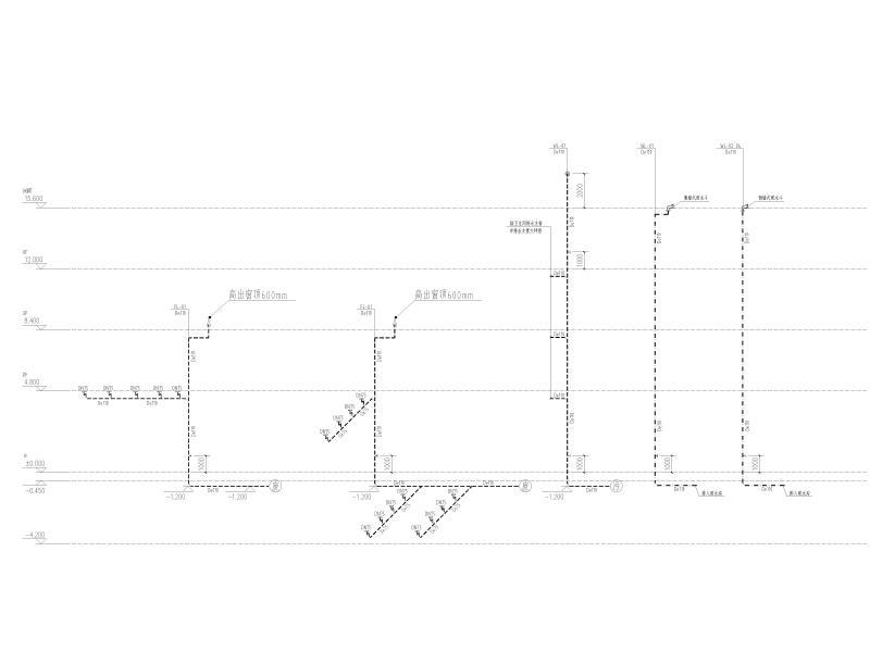 排水立管系统图