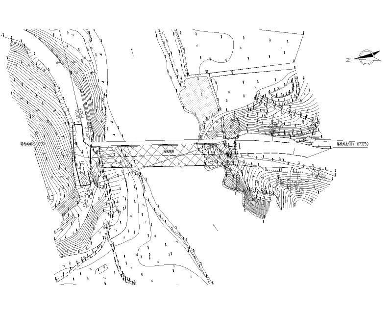 公路用地平面图