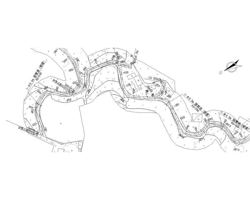 路线平面布置图