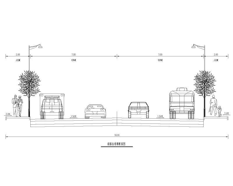 道路标准横断面