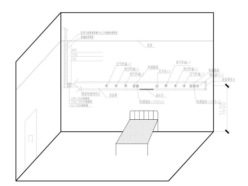 设备带安装布置示意图