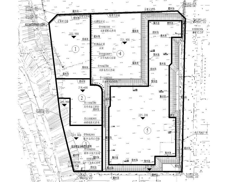 场地排水设计图