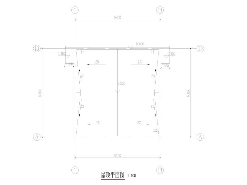 屋顶平面图