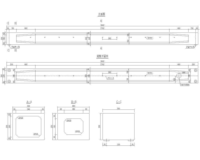 主梁一般构造图