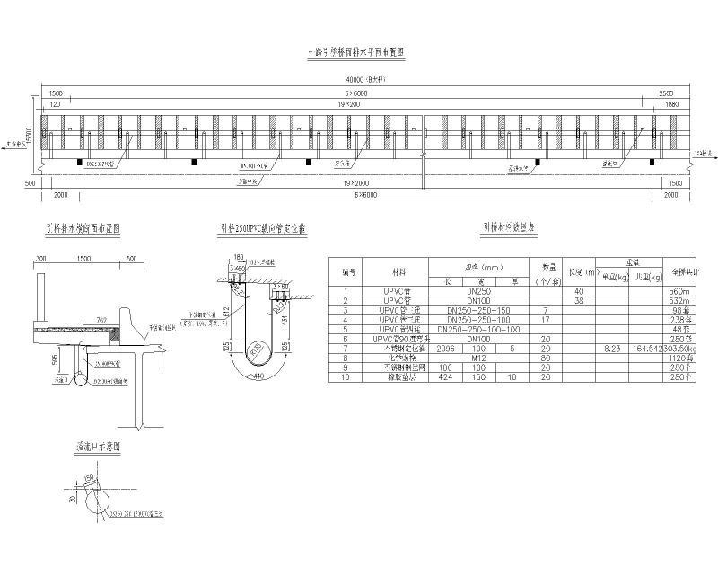 引桥排水布置图