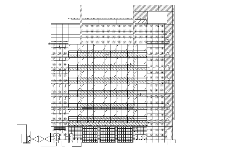 现代风传染病医院建筑施工图设计 (1)