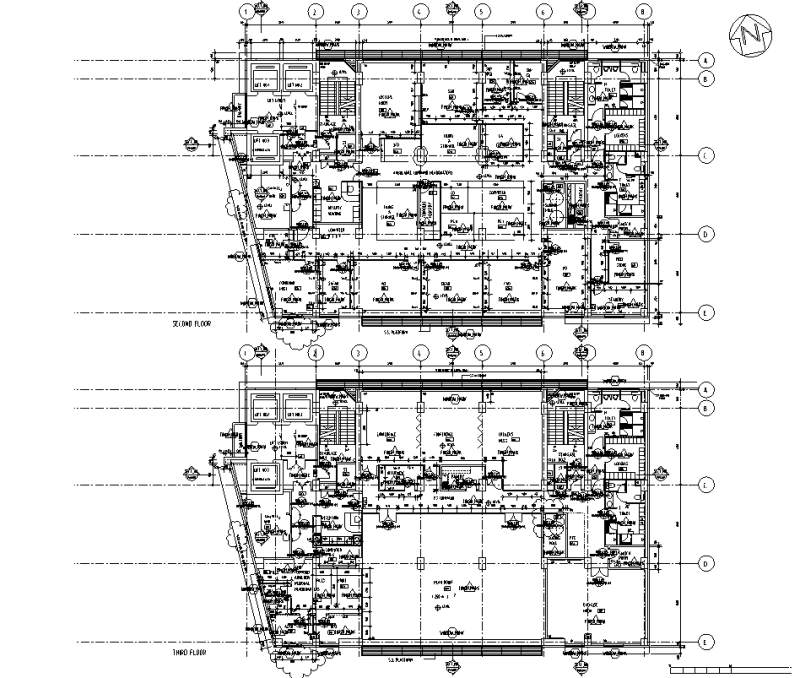 现代风传染病医院建筑施工图设计 (5)