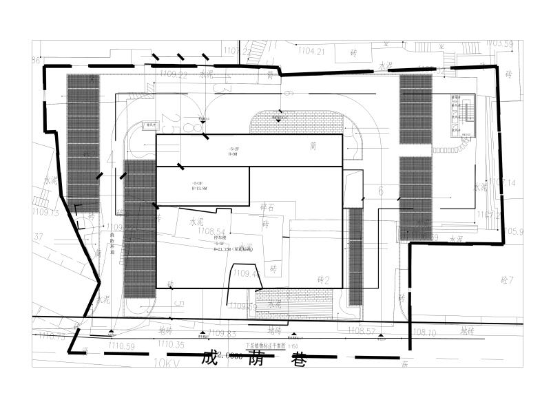[贵阳]主干道工程景观施工图（绿化+土建） 绿化平面图02