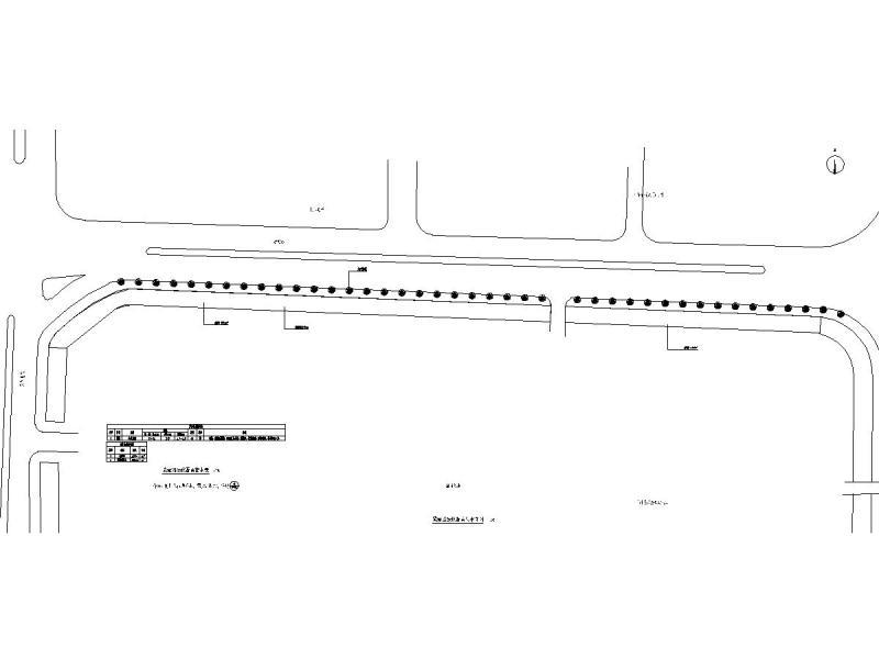 紫薇路绿化配置总平面图