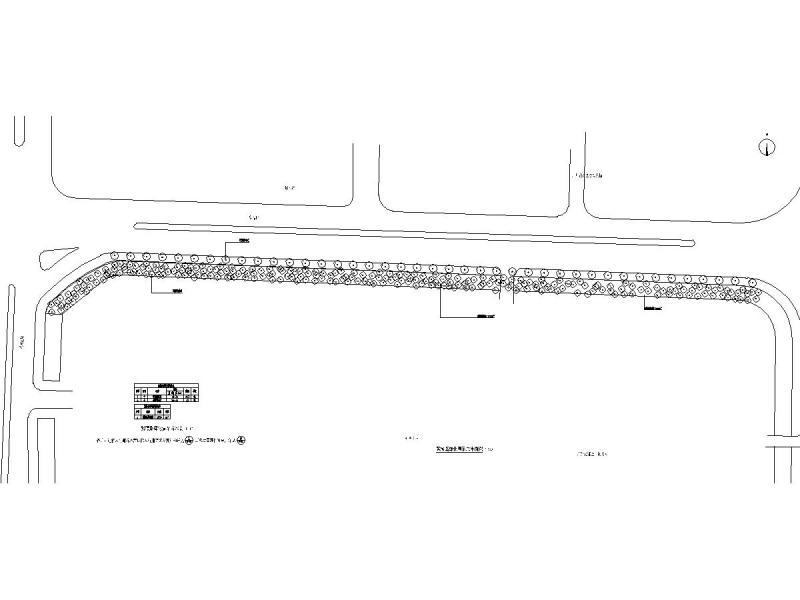 紫薇路绿化清杂总平面图