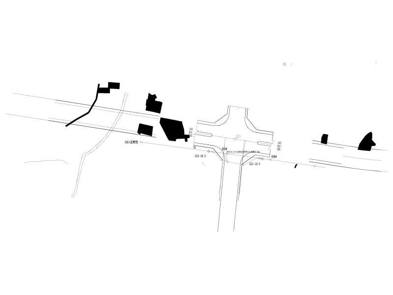 10kV孟桐线线路平面图