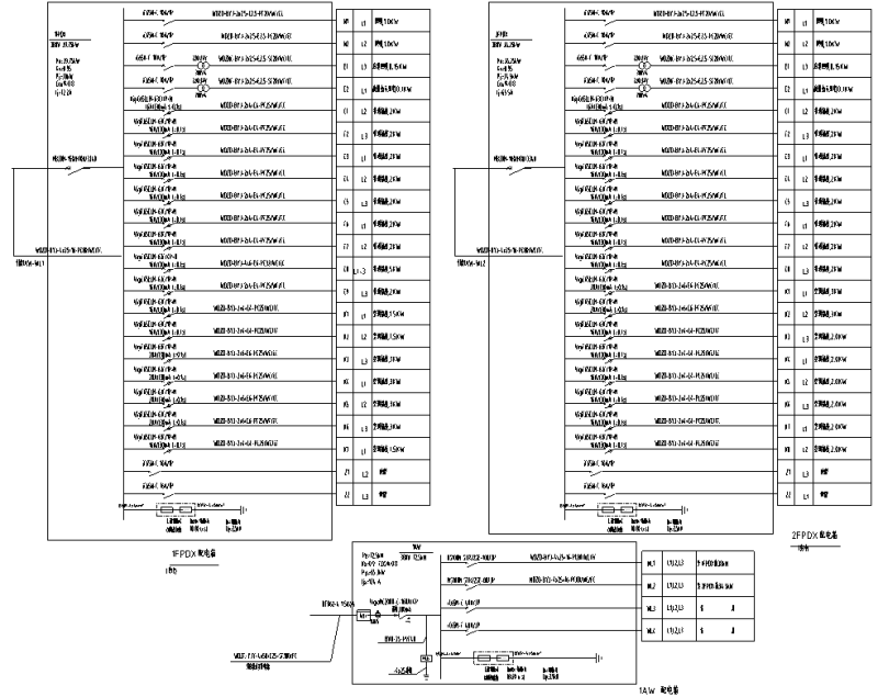 配电箱系统图