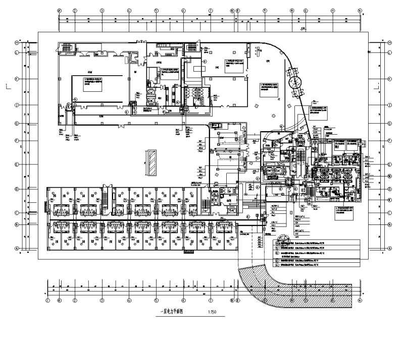 01 一层电力平面图