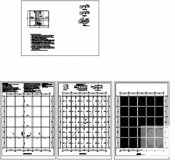 现浇空心楼盖节点构造详图纸cad