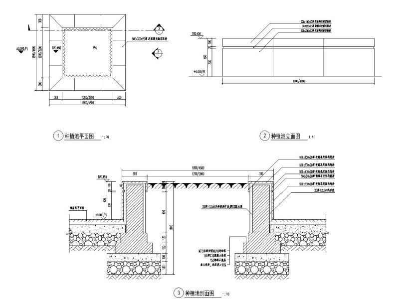 标准种植池详图