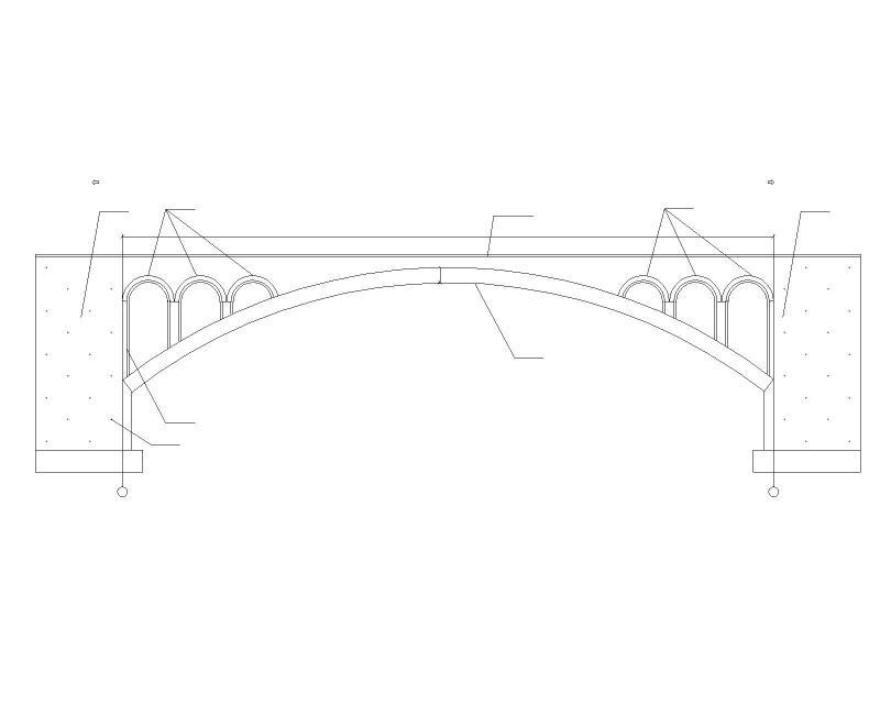 桥梁立面布置图