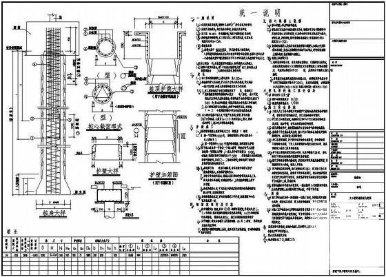 人工挖孔桩节点详图纸cad